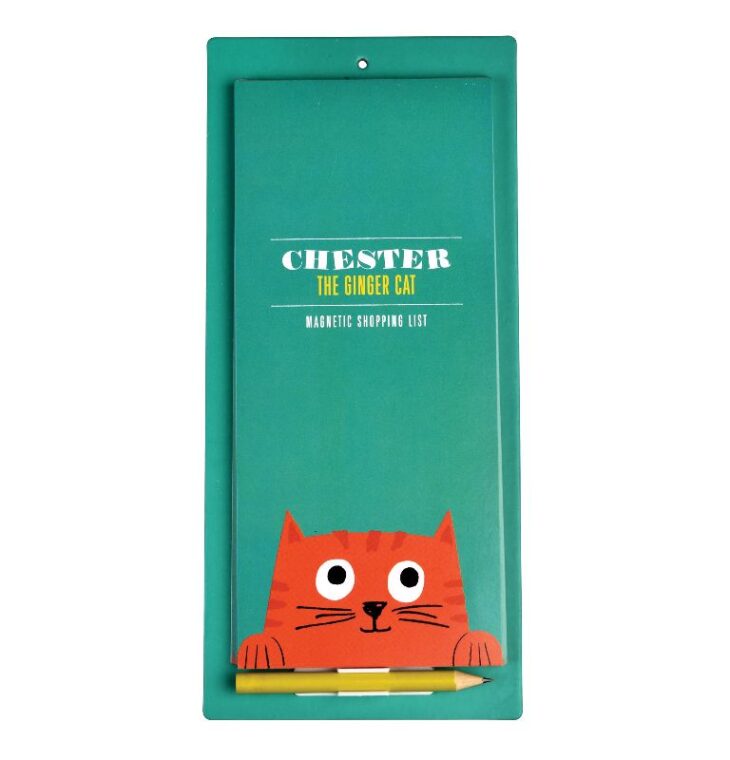 Chester the Cat Magnetic Shopping List