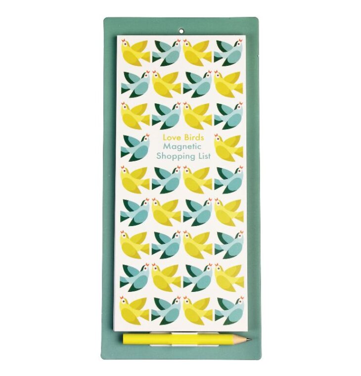 Love Birds Magnetic Shopping List