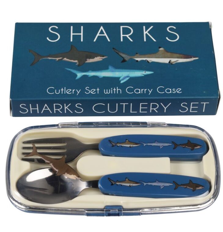 Sharks Children's cutlery set - Rex&London