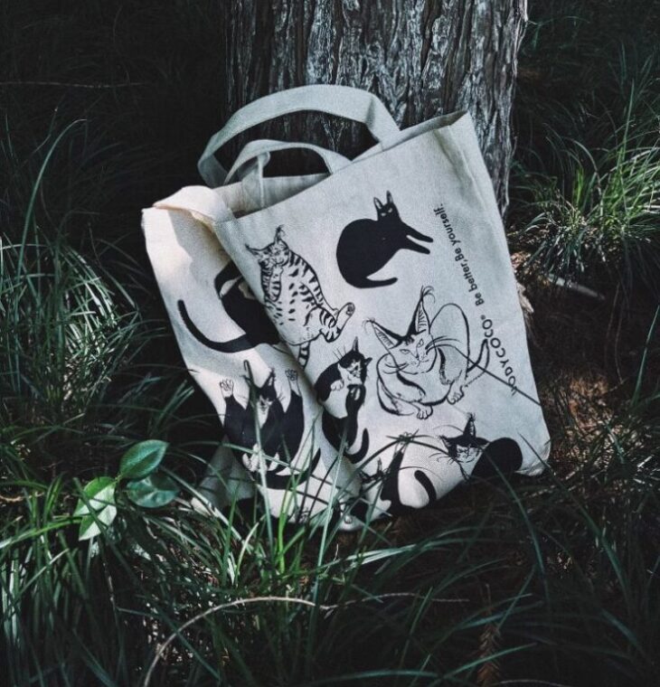 Canvas Bag(lots of cat)