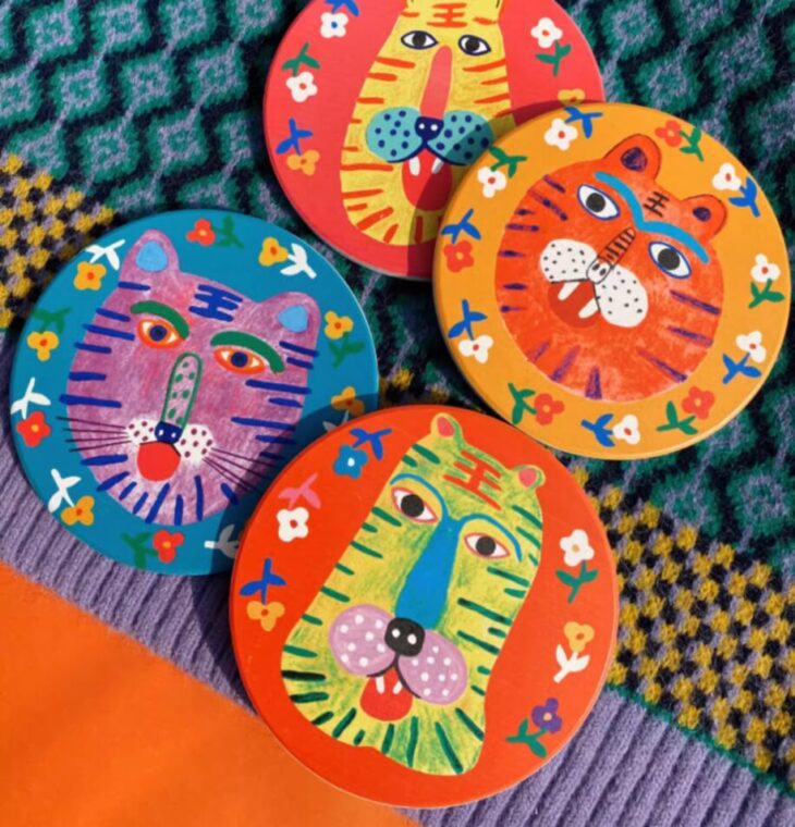 Cute Tiger Coaster