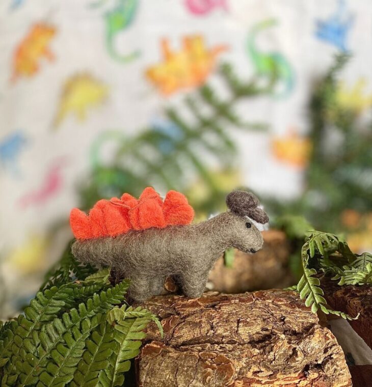 Felt so good - Handmade Felt Hanging Digby Dinosaur Felt Decoration - Image 2