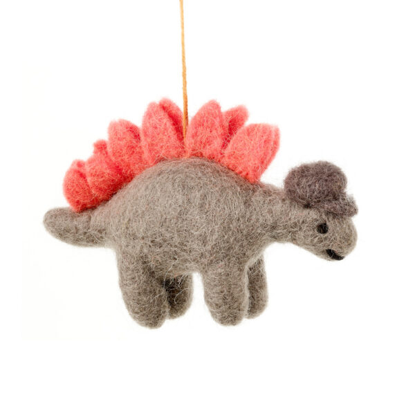 Felt so good - Handmade Felt Hanging Digby Dinosaur Felt Decoration