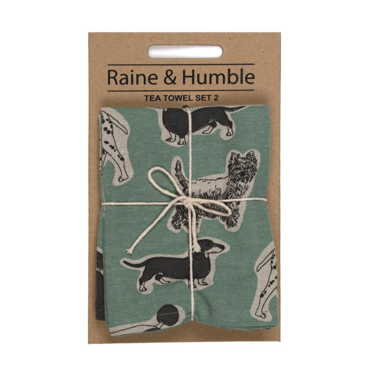 Woof Tea Towel Pack S/2