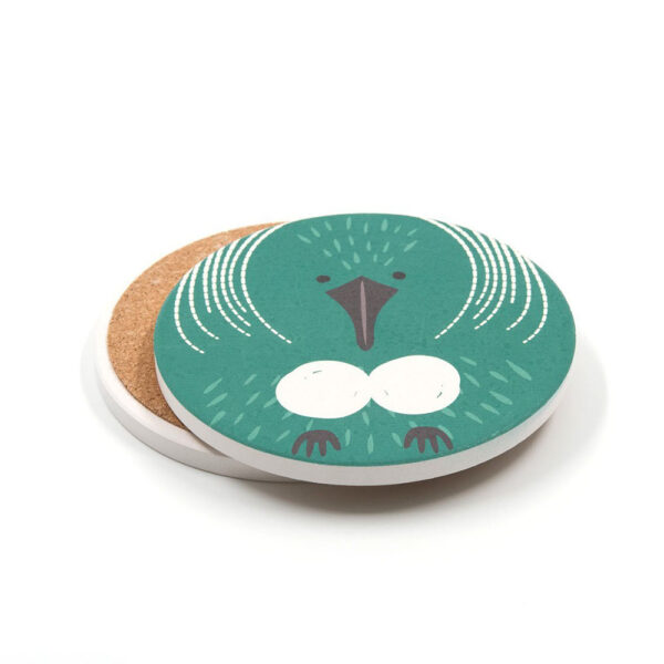 NZ Cuties Tui Ceramic Coaster