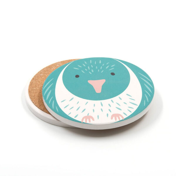 NZ Cuties Kereru Ceramic Coaster