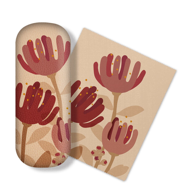 Raw Pohutukawa Glasses Case