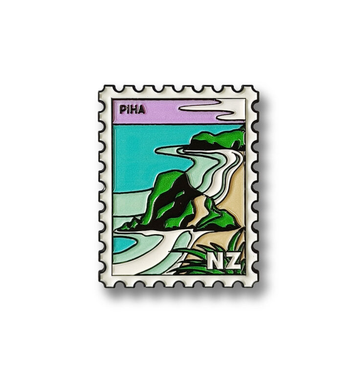 Piha Collectible Stamp Magnet
