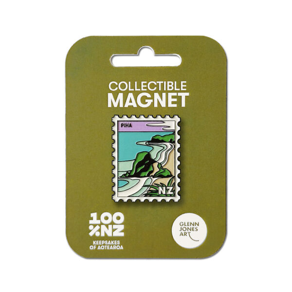Piha Collectible Stamp Magnet