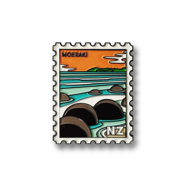Moeraki Collectible Stamp Magnet