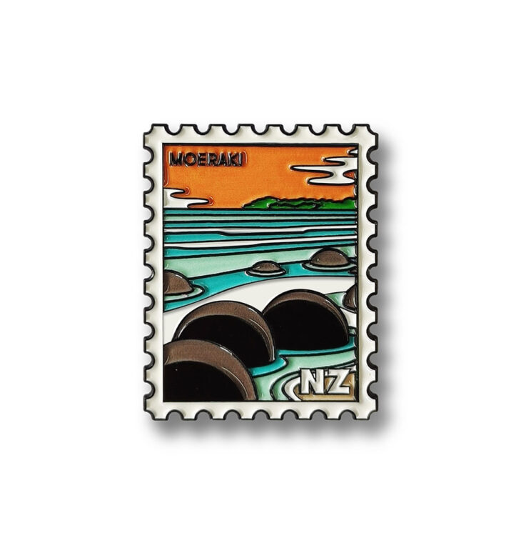 Moeraki Collectible Stamp Magnet