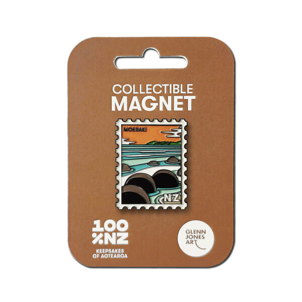 Moeraki Collectible Stamp Magnet