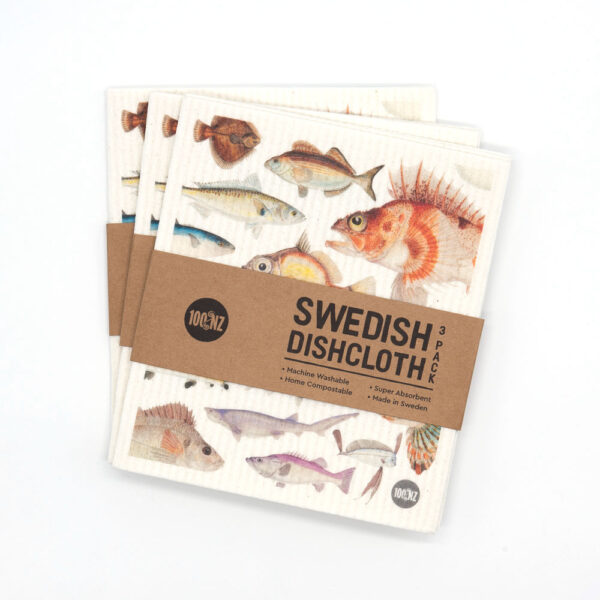 Swedish Dishcloths - Fishes of NZ