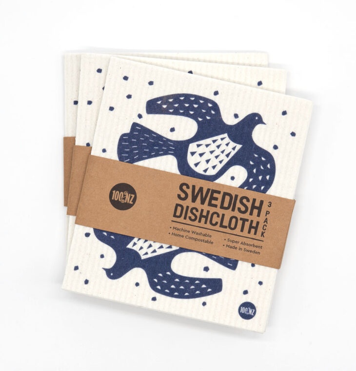 Swedish Dishcloths - Linocut
