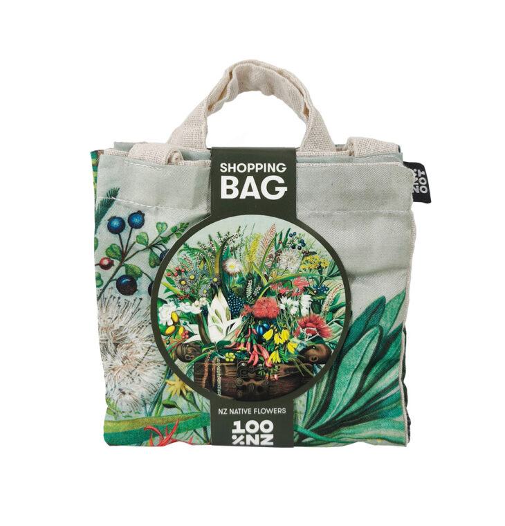 NZ Native Flowers Shopping Bag