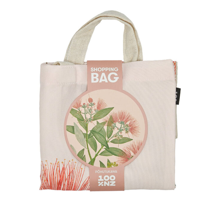 Vintage Pohutukawa Shopping Bag