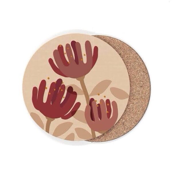 Raw Pohutukawa Coaster (6 Pack)