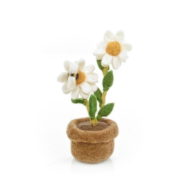 Felt so good - Handmade Felt Dazy Daisy Standing Spring Flower Decoration