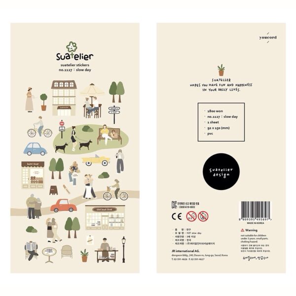 Suatelier Sticker Sheet No.1127 Slow day