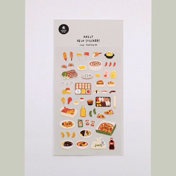 Suatelier Sticker Sheet No.1149 food trip 6