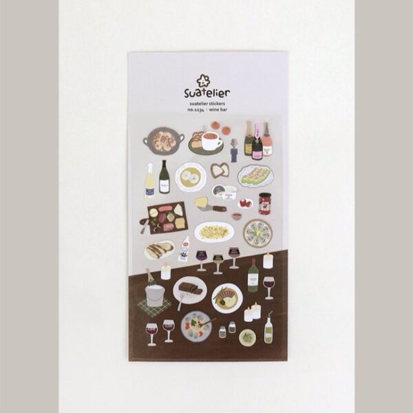 Suatelier Sticker Sheet No.1134 Wine bar