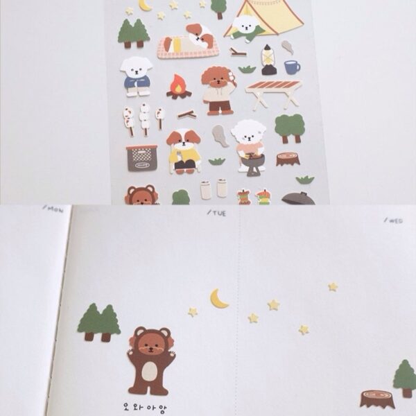 Suatelier Sticker Sheet No.1144 let’s go camping