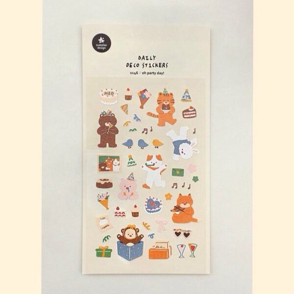 Suatelier Sticker Sheet No.1146 oh party day!