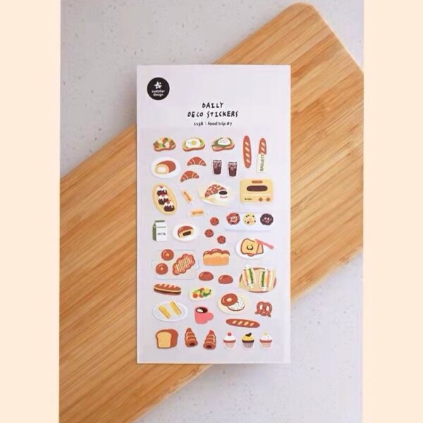 Suatelier Sticker Sheet No.1133 food trip 5