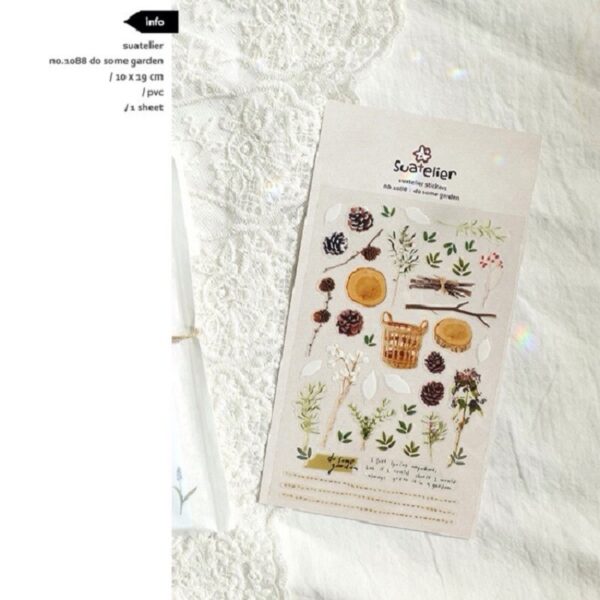 Suatelier Sticker Sheet No.1088 do some garden