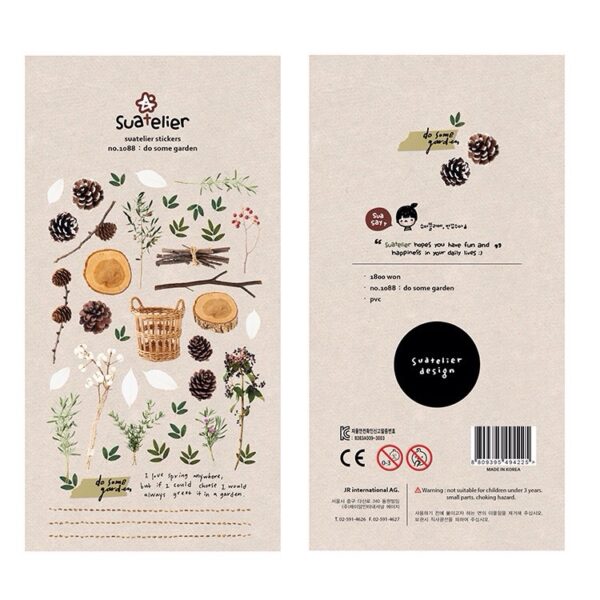Suatelier Sticker Sheet No.1088 do some garden