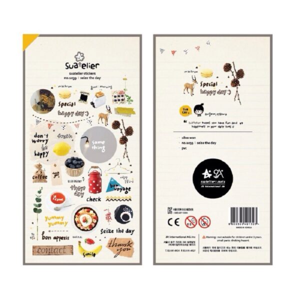 Suatelier Sticker Sheet No.1039 Seize the day