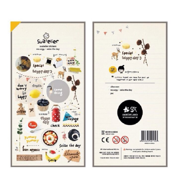 Suatelier Sticker Sheet No.1039 Seize the day
