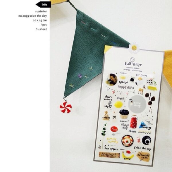 Suatelier Sticker Sheet No.1039 Seize the day