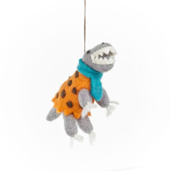 Felt so good - Handmade Felt DINO-mite Dinosaur Hanging Decoration