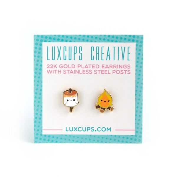 LUXCUPS CREATIVE- CAMPFIRE CUTIES EARRINGS