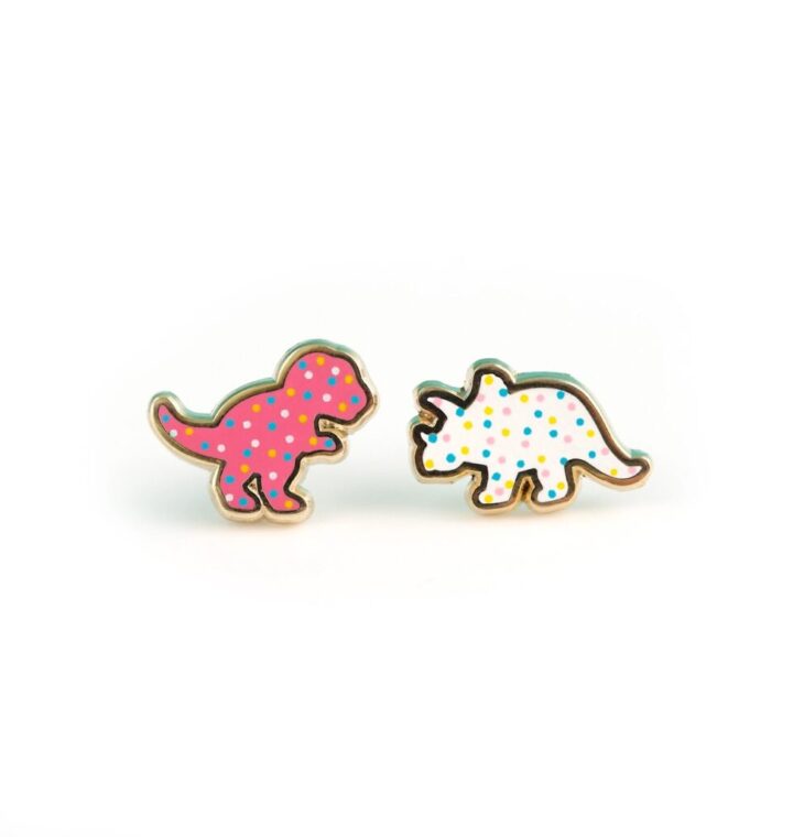 LUXCUPS CREATIVE- DINO COOKIE STYLE 2 EARRINGS