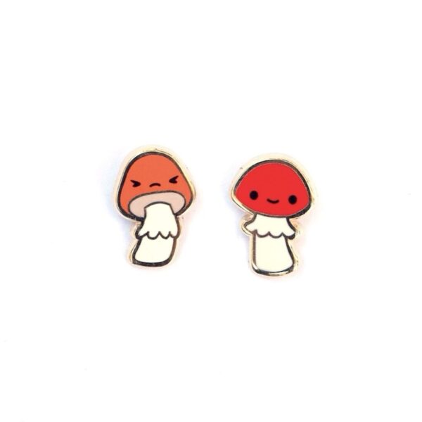 LUXCUPS CREATIVE- MUSHROOM FRIEND EARRINGS