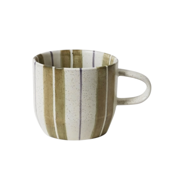 Robert Gordon - Olive Stripes Mug - Cats Pyjamas
