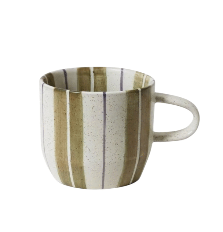 Robert Gordon - Olive Stripes Mug - Cats Pyjamas