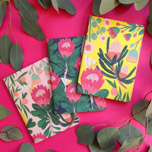 Roger La Borde - King Protea A6 Softback Notebook Set