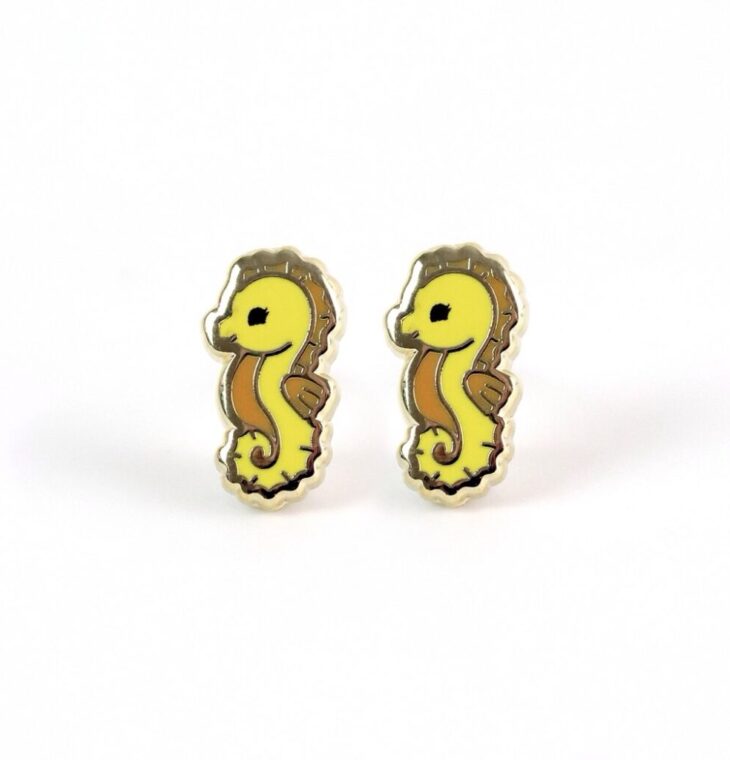 LUXCUPS CREATIVE-SEAHORSE EARRINGS