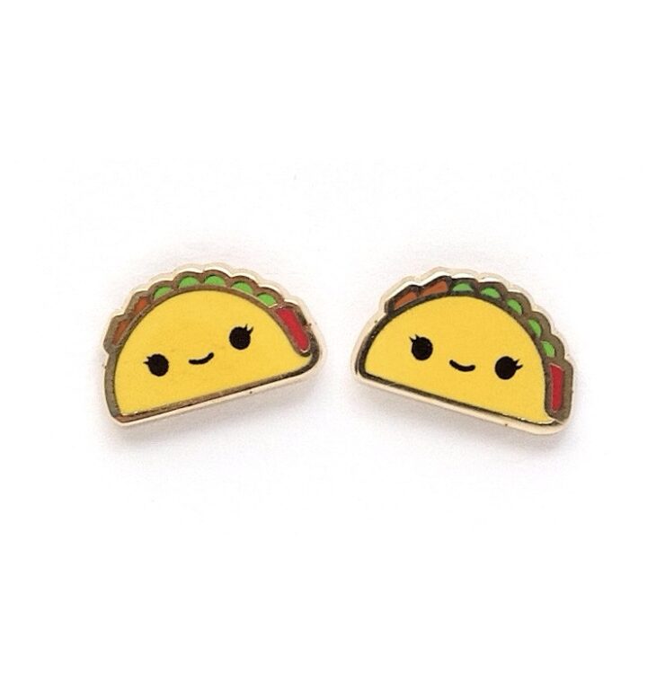 LUXCUPS CREATIVE- TACO EARRINGS