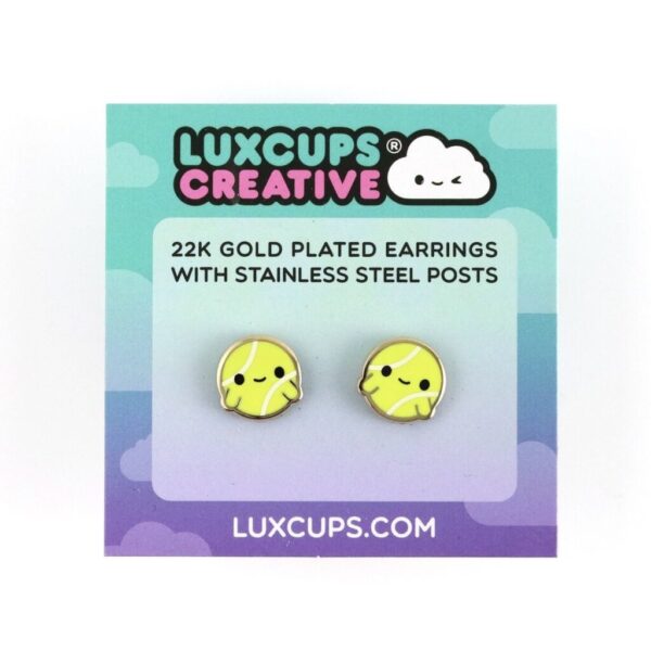 LUXCUPS CREATIVE- TENNIS TWINS EARRINGS