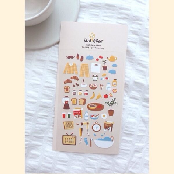 Suatelier Sticker Sheet No.1123 Good Morning