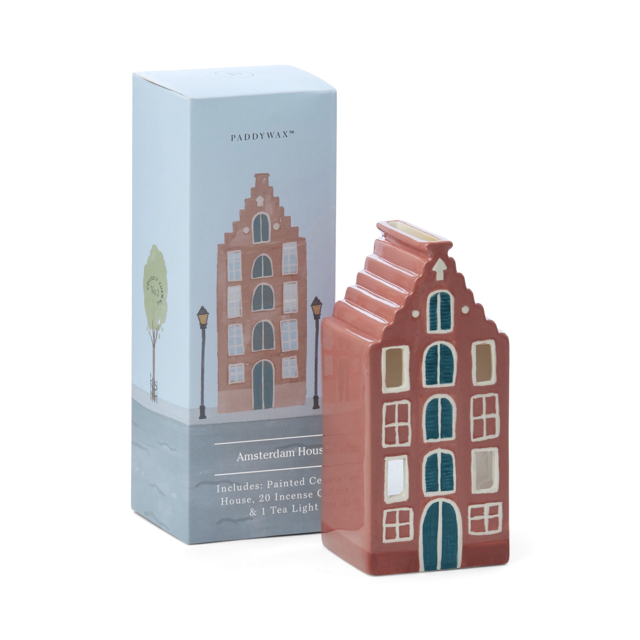 PADDYWAX-The Amsterdam House - Incense & Tea Light Holder