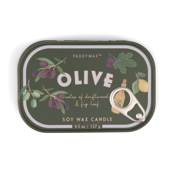 PADDYWAX Fig & Olive - Bistro Tin 4.5 oz Candle
