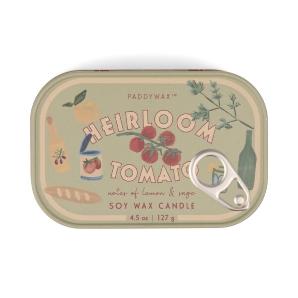 PADDYWAX Heirloom Tomato - Bistro Tin 4.5 oz Candle
