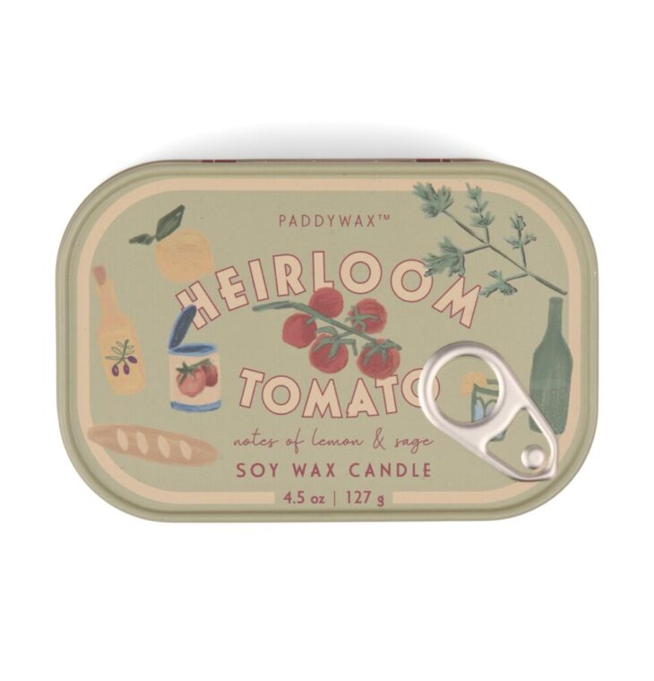 PADDYWAX Heirloom Tomato - Bistro Tin 4.5 oz Candle