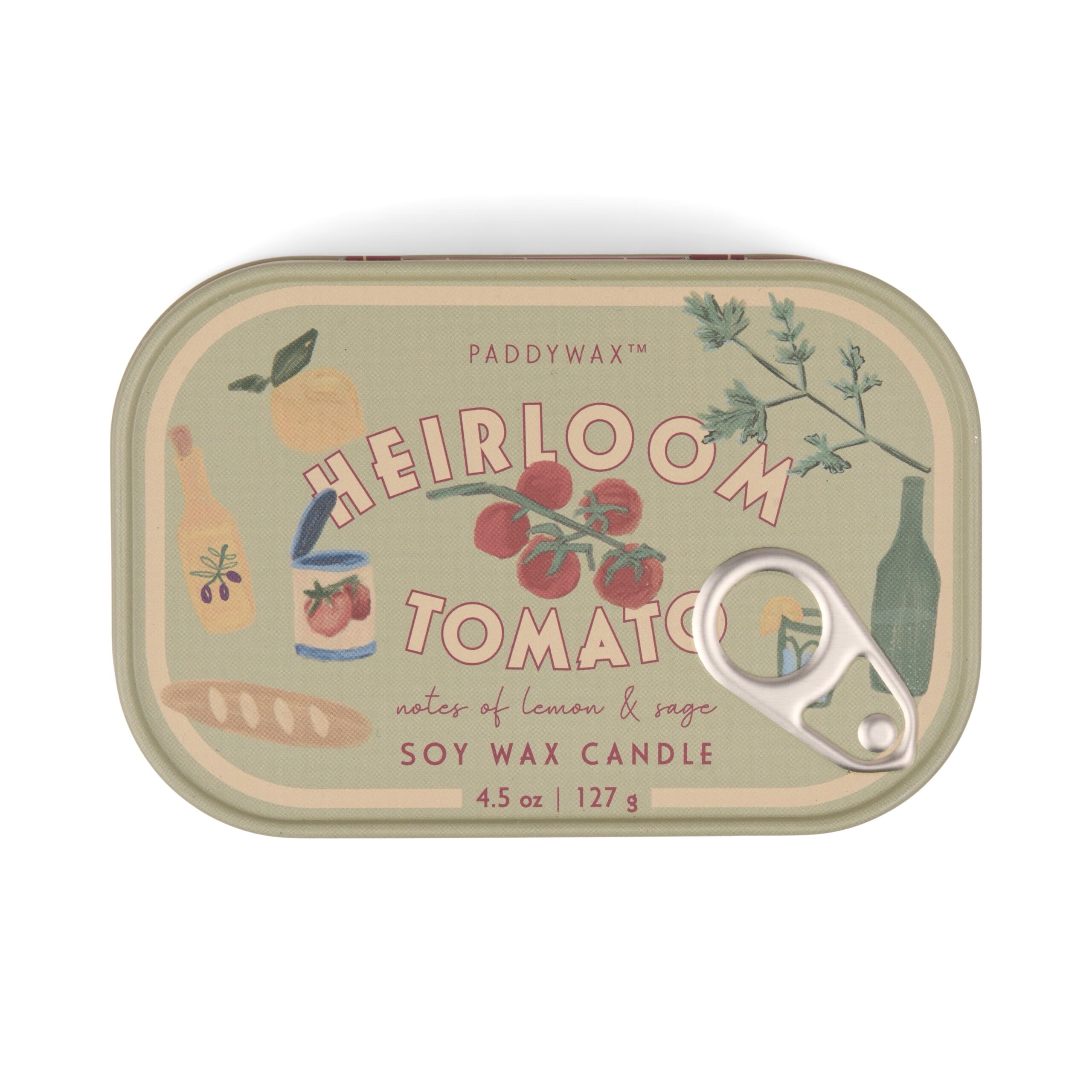 PADDYWAX Heirloom Tomato - Bistro Tin 4.5 oz Candle