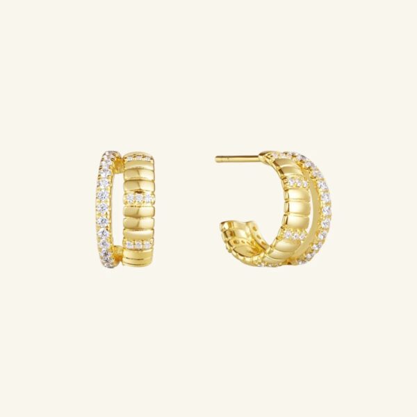 ARSIS - Mix & Match Twin Hoop Earrings